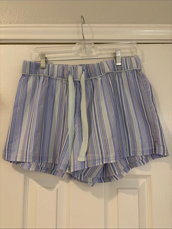 Gilligan & O'Malley Other - Gilligan & O'Malley Blue and light Sea foam green Striped Pajama Shorts